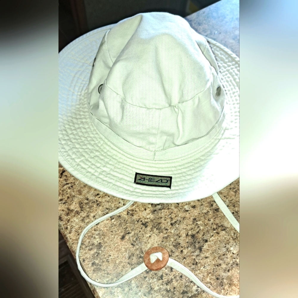 Unisex Authentic Ahead Performance Sun Hat "Diver DIVE BONAIRE" M/L